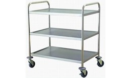 Xe đẩy dụng cụ Inox 3 tầng