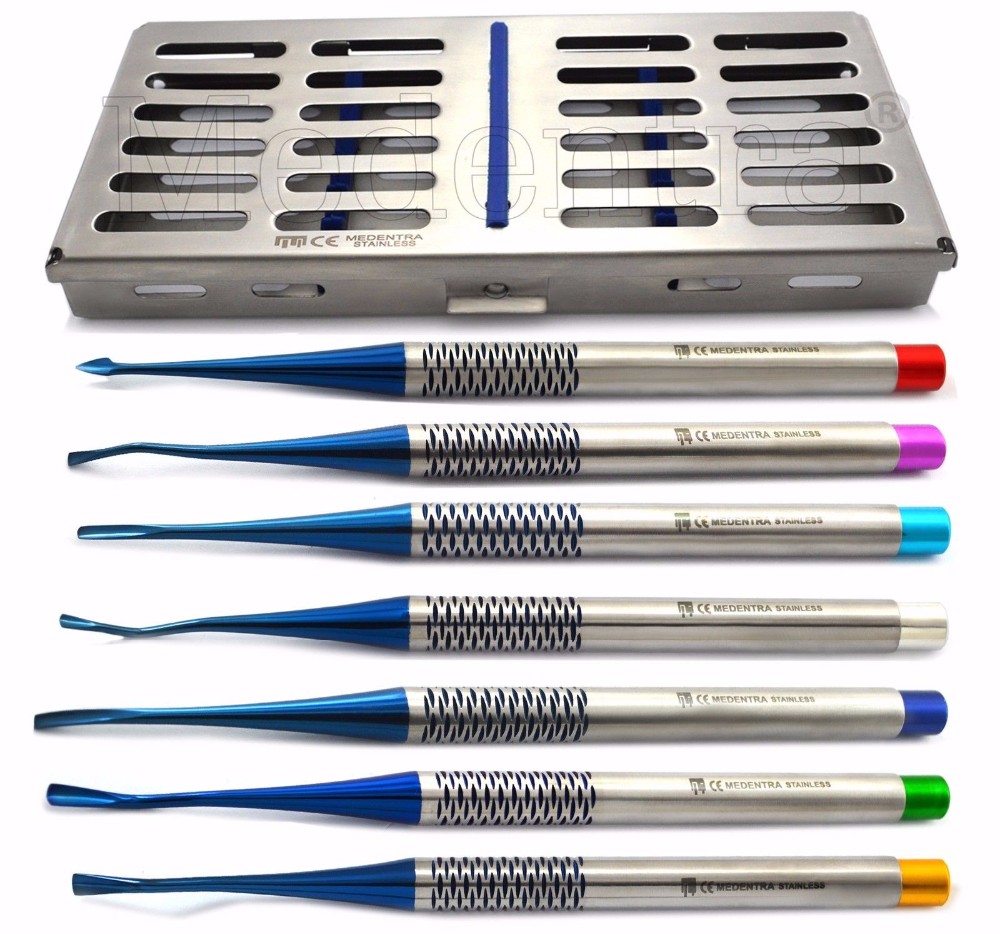 Bẩy răng không sang chấn (PDL Elevators Set of 7 Pcs)