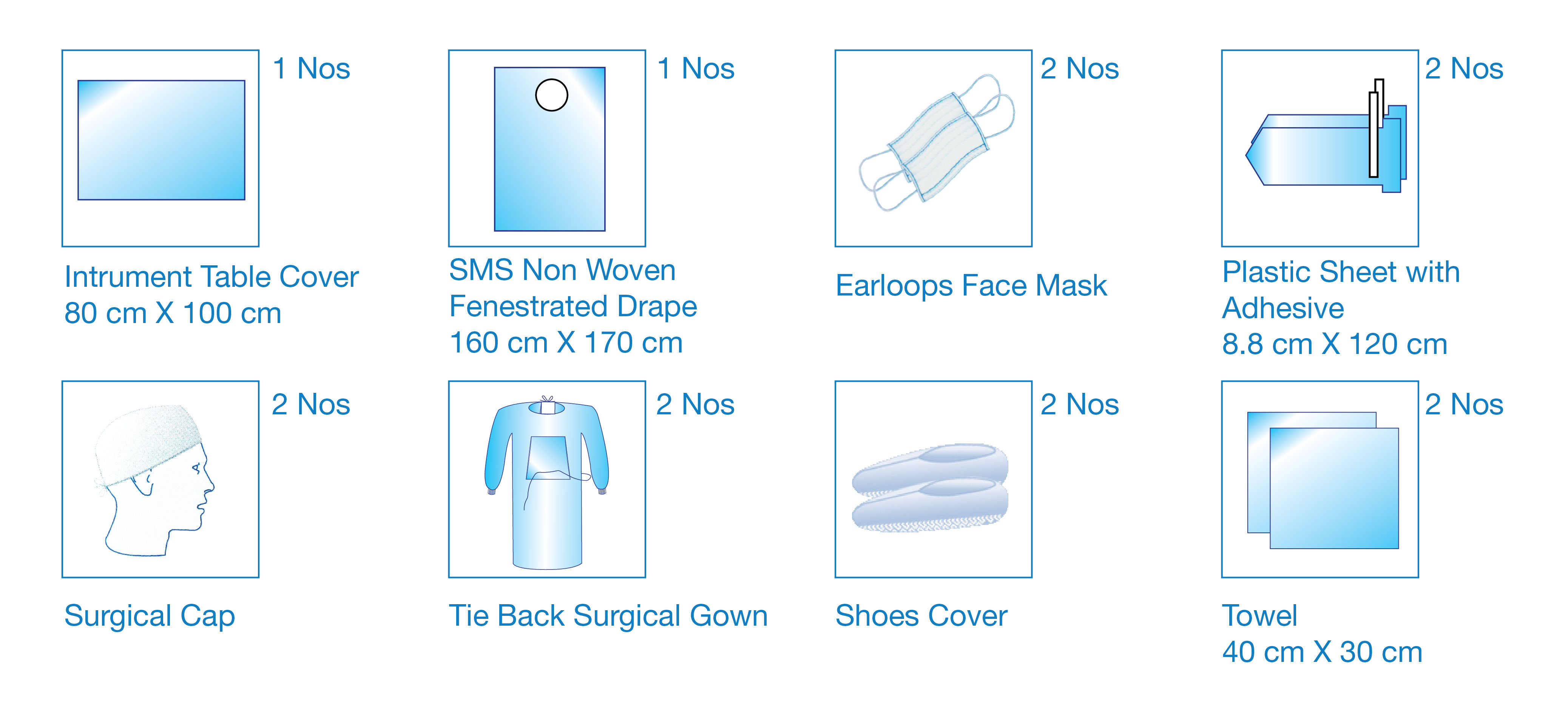 Bộ kit phẫu thuật Implant vô trùng - Surgical Implant Kit