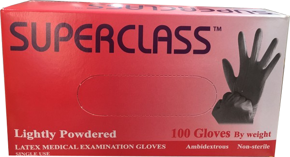 Găng tay y tế Latex có bột SuperClass
