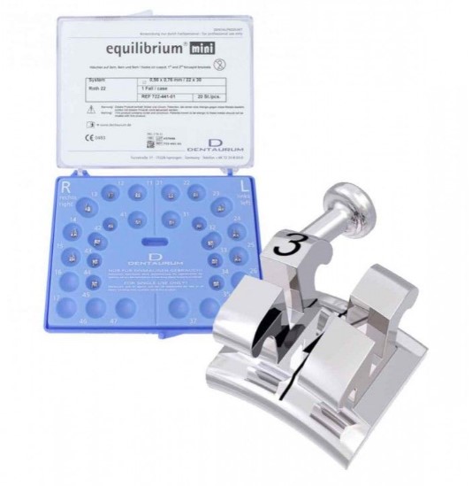 Mắc cài kim loại Equilibrium Mini 722-402-01