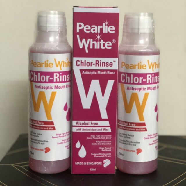 Nước súc miệng kháng khuẩn Pearlie White